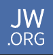 White letters JW.org on blue square