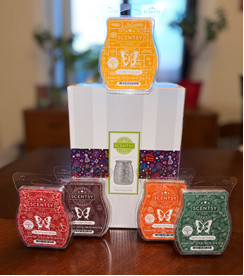 113 - Scentsy Fall-Sweet-Fall Warmer with Scents bars