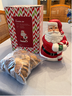 100 - Santa's Sweet Surprise Cookie Jar